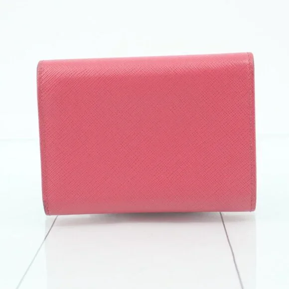 Prada Saffiano Metal Tri-fold Wallet - Picture 3 of 10